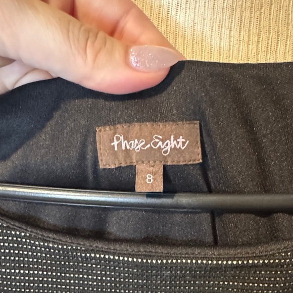 Phase eight Elegant Black Midi Dress with Belt - Picture 2 of 3